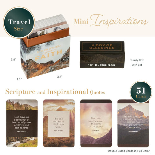 Inspirational Scripture Cards to Keep or Share (Boxes of Blessings)