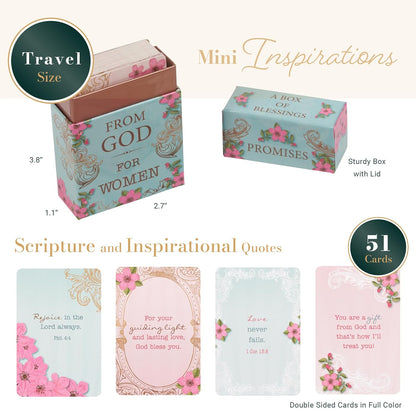 Promises from God for Women, Inspirational Scripture Cards to Keep or Share (Boxes of Blessings)