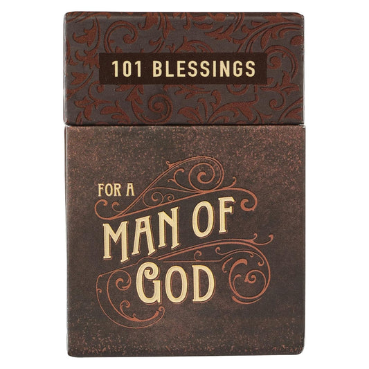 101 Blessings for a Man of God, Inspirational Scripture Cards to Keep or Share (Boxes of Blessings)